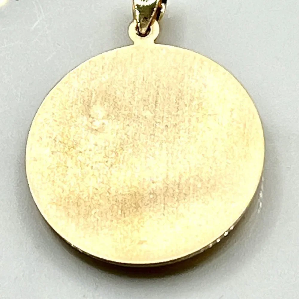 New, 14k Gold Saint Jude Thaddeus Pray For Us Religious Medal